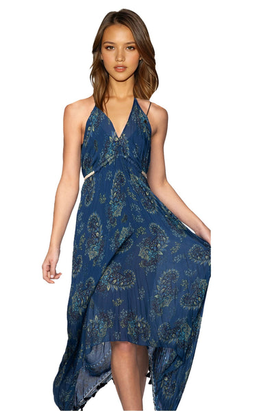 Grecian Goddess Sundress in Bandana Bandit Print - Subtle Luxury