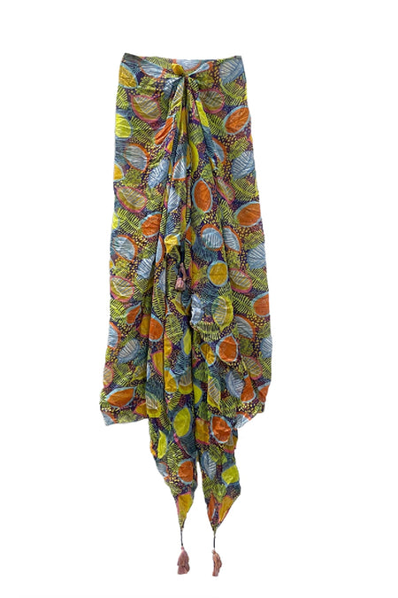 Twilight Scarf in Jacquard Fabric Charcoal