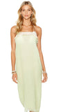 Halter Fringe Beach Coverup Dress Solid Gauze - Subtle Luxury