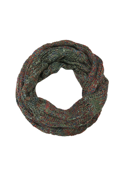 Hand Knit Chunky Weave Basket Infinity - Subtle Luxury