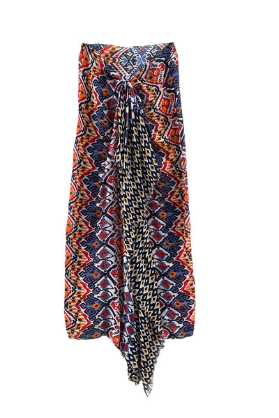 Harvest Moon Luxury Print Sarong Wrap - Subtle Luxury