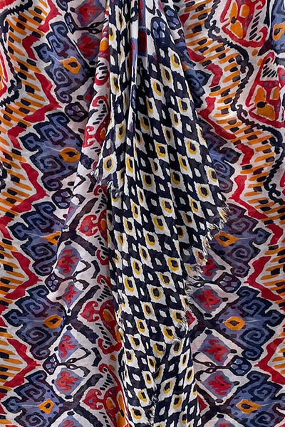 Harvest Moon Luxury Print Sarong Wrap - Subtle Luxury