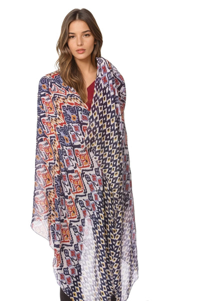 Harvest Moon Luxury Print Sarong Wrap - Subtle Luxury