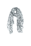 Inked Spots & Stripes Print Sarong Wrap Scarf - Subtle Luxury