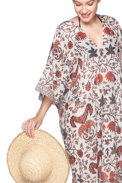 Janine Metallic Fringe Beach Straw Hat - Subtle Luxury