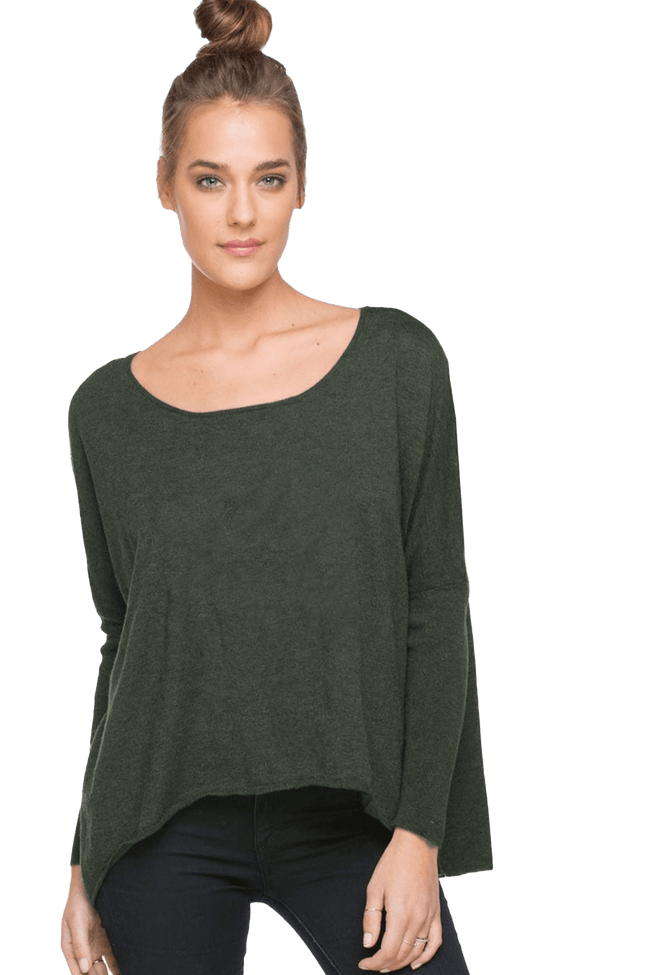 Lounge Crewneck Cozy Sweater in Zen Blend Yarn - Subtle Luxury