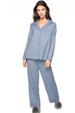 Loungerie by Subtle Luxury Pajama Set Chambray Cotton Print | Pajama Set