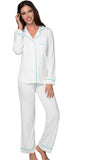 Loungerie by Subtle Luxury Pajama Set Pippa Pajama Knit Jersey Set by Loungerie