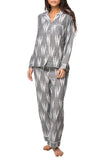 Loungerie by Subtle Luxury Pajama Set Sleeping In PJ Set / L/XL / Ikat Charcoal Sleeping In PJ Set in Ikat