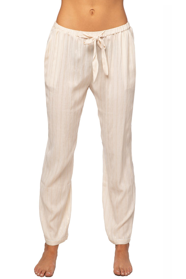 Loungerie by Subtle Luxury Pajama Short S/M / Ivory Josie Satin Pajama PJ Pant