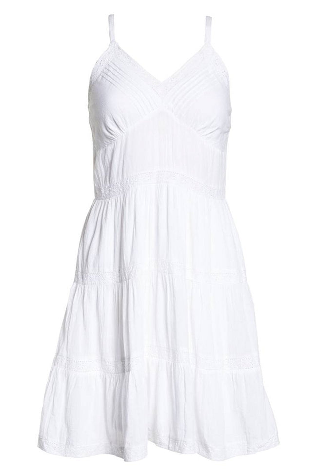 Loungerie by Subtle Luxury Slip Almost Vintage Lace Detail Cotton Slip dress