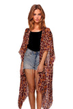 Luxury Penny Lane Print Kimono Coverup - Subtle Luxury