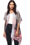Marisa Patches Print in Kimono Coverup - Subtle Luxury