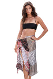 Marisa Patches Print Sarong Scarf Wrap - Subtle Luxury