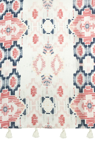 Maxi Halter Sundress Coverup in Cosmic Drama Print Pink - Subtle Luxury