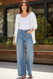 Maddie Contrasting Hoodie Reversible Sweater Cardigan