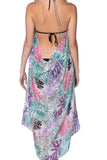 Miami Vice Tropical Print Coverup Sundress - Subtle Luxury