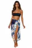 Multi - Wear Sarong Coverup Wrap - Around the Grove Print - Subtle Luxury