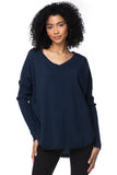 Nelly Washable Cashmere V - neck Pullover Sweater - Subtle Luxury