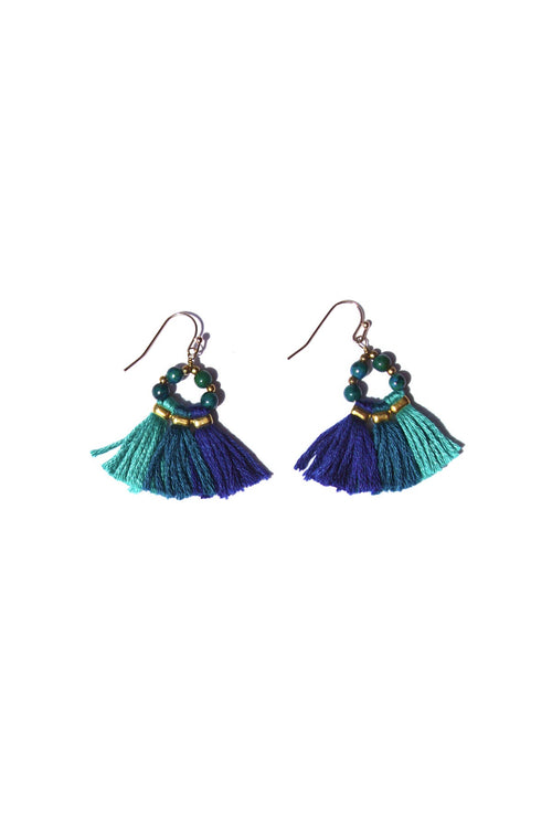 Ombre Tassel Earrings - Subtle Luxury