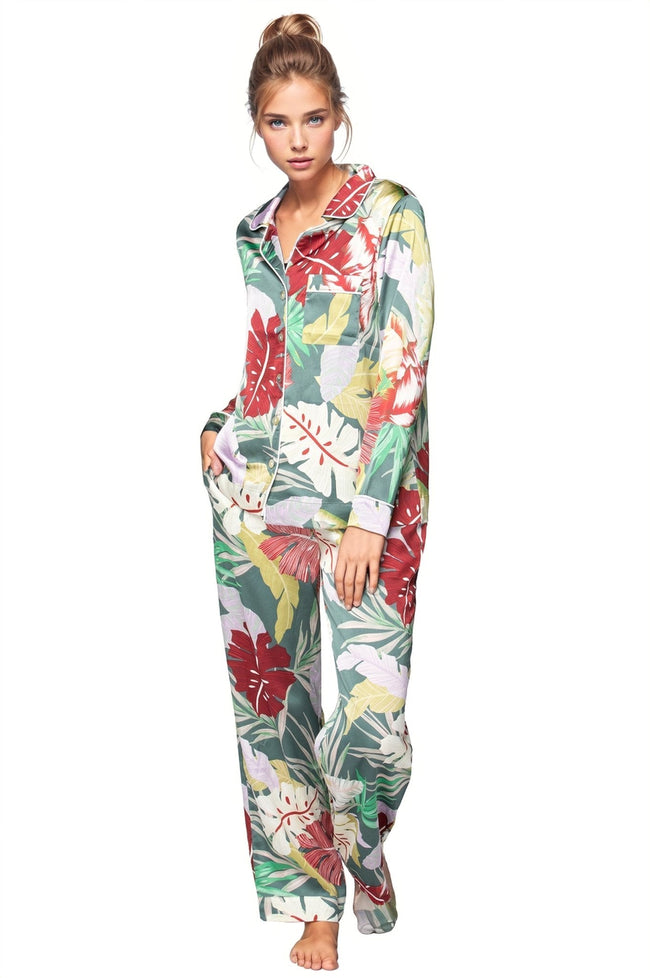 Piper PJ Top/Pant Set | Aloha Paradise Print | Subtle Luxury - Subtle Luxury