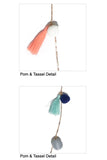 Pom & Tassel Necklace - Subtle Luxury