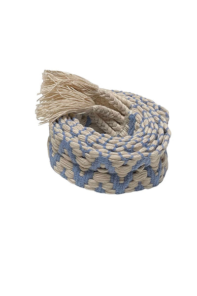 Pool to Party Belt Handwoven Aztec Pattern Wrap Belt