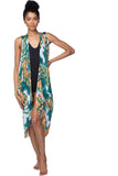 Pool to Party Coverup Asian Garden / One Size / Jade Free Spirit Multi Wear Coverup in Asian Garden Print
