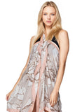 Pool to Party Coverup Be My Lover / One Size / Blush Braided Multi Wear Coverup Sarong in Be My Lover Print