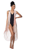 Pool to Party Coverup Believe in Magic / One Size / Pink Free Spirit Vest in Believe in Magic Print