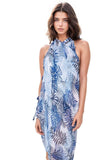 Pool to Party Coverup Blue Fan / One Size / Blue Free Spirit Multi-Wear Coverup Vest in Blue Fan Print