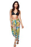 Pool to Party Coverup Botanic Pop / One Size / Multi Braided Multi Wear Coverup Sarong in Botanic Pop