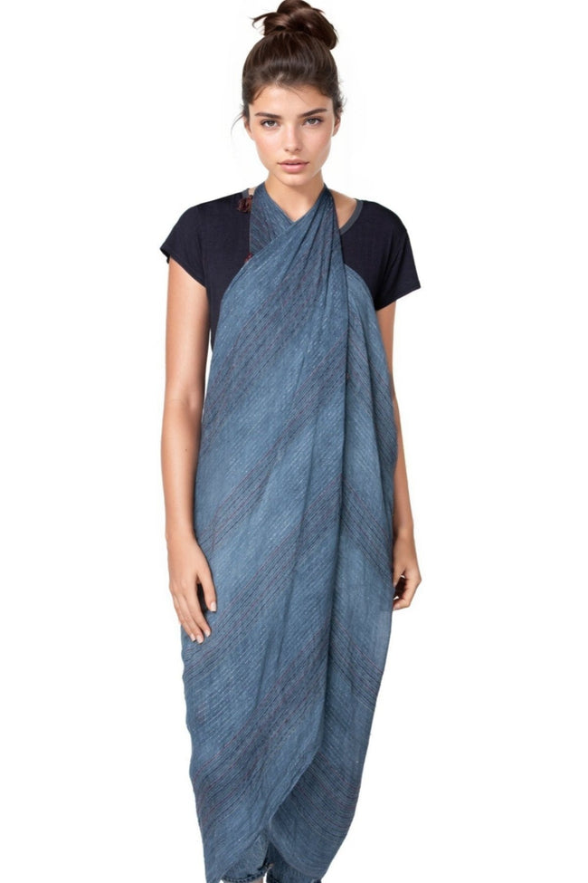 Pool to Party Coverup Fairy Road / One Size / Denim Free Spirit Multi Wear Coverup Vest in Fairy Roads Print