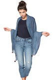 Pool to Party Coverup Fairy Road / One Size / Denim Free Spirit Multi Wear Coverup Vest in Fairy Roads Print