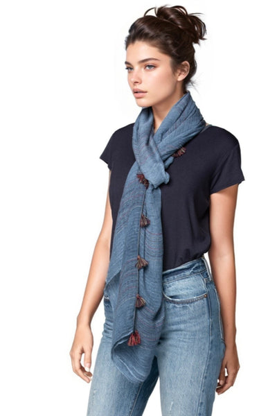 Pool to Party Coverup Fairy Road / One Size / Denim Free Spirit Multi Wear Coverup Vest in Fairy Roads Print
