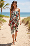 Braided Multi-Wear Sarong Cover-Up – Hibiscus Garden Print