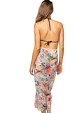 Pool to Party Coverup Maryanne Blossom / One Size / Multi Braided Sarong Coverup in Maryanne Blossom Print