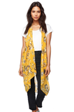 Pool to Party Coverup Mellow Yellow / One Size / Yellow Free Spirit Multi Wear Coverup Vest in Mellow Yellow Print