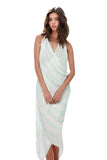 Pool to Party Coverup Modal Pin Stripe / One Size / Mint Free Spirit Multi Wear Coverup Vest in Modal Pin Stripe Print