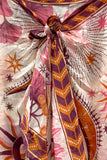 Pool to Party Coverup Mystic Eye / One Size / Orange Mystic Eye Cotton Coverup Multi-Wear Vest Dress