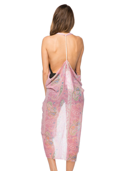 Pool to Party Coverup Passionate Paisley / One Size / Pink Free Spirit Vest in Passionate Paisley Print