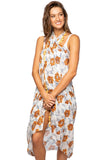 Pool to Party Coverup Resurgence / One Size / Multi Free Spirit Multi Wear Coverup Vest in Resurgence Print in Multi