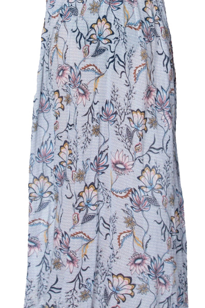 Pool to Party Coverup Secret Garden / O/S / Blue Seaside Cotton Print Wrap Skirt Multi-WearCoverup