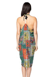 Pool to Party Coverup Summer Bazaar / One Size / Green Free Spirit Vest in Summer Bazaar Print in Green