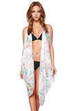 Pool to Party Coverup Summer in Maui / One Size / Multi Free Spirit Vest in Summer in Maui Print in Multi