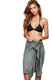 Pool to Party Coverup Twilight / One Size / Charcoal Braided multi Wear Coverup Sarong in Twilight Fabric