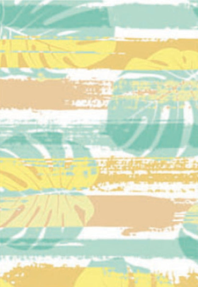Pool to Party Coverup Vacation Mode / One Size / Green-Gold Braided Beach Multi Wear Coverup Sarong in Vacation Mode Print