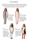 Free Spirit Multi Wear Coverup Vest in Escape to Paradise Print