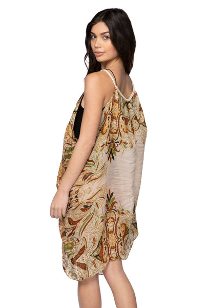 Pool to Party Dress Camila Tank Sundress  in Paisley Affair Print