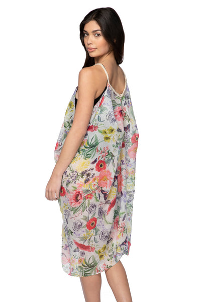 Pool to Party Dress One Size / Multi / 100% Poly Camila Tank Sundress  in Maryanne Blossom Print (Copy)